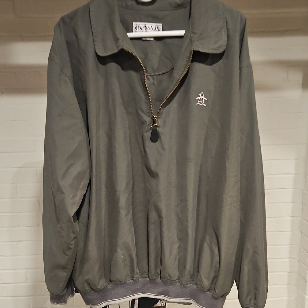 Original Penguin Olive Windbreaker Jacket